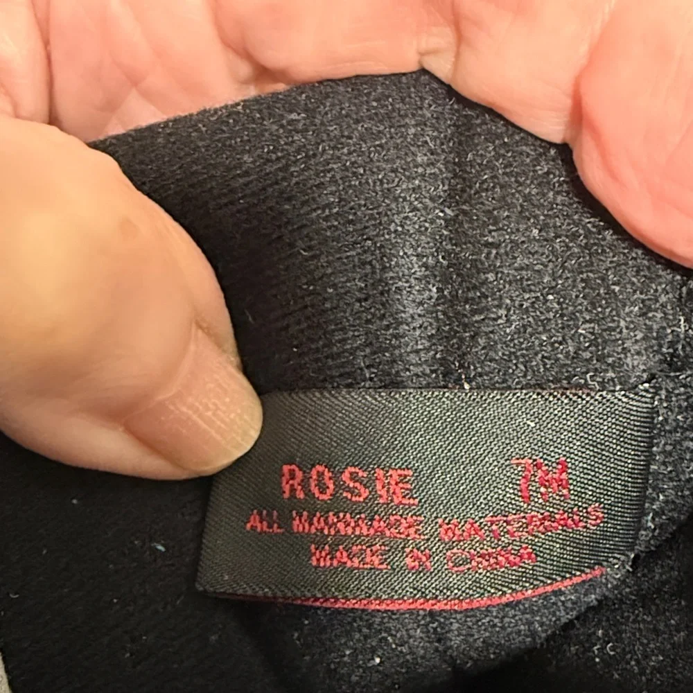 NWOT Totes Rosie All Weather Double Zipper Black Ankle Boots. Woman’s size 7.